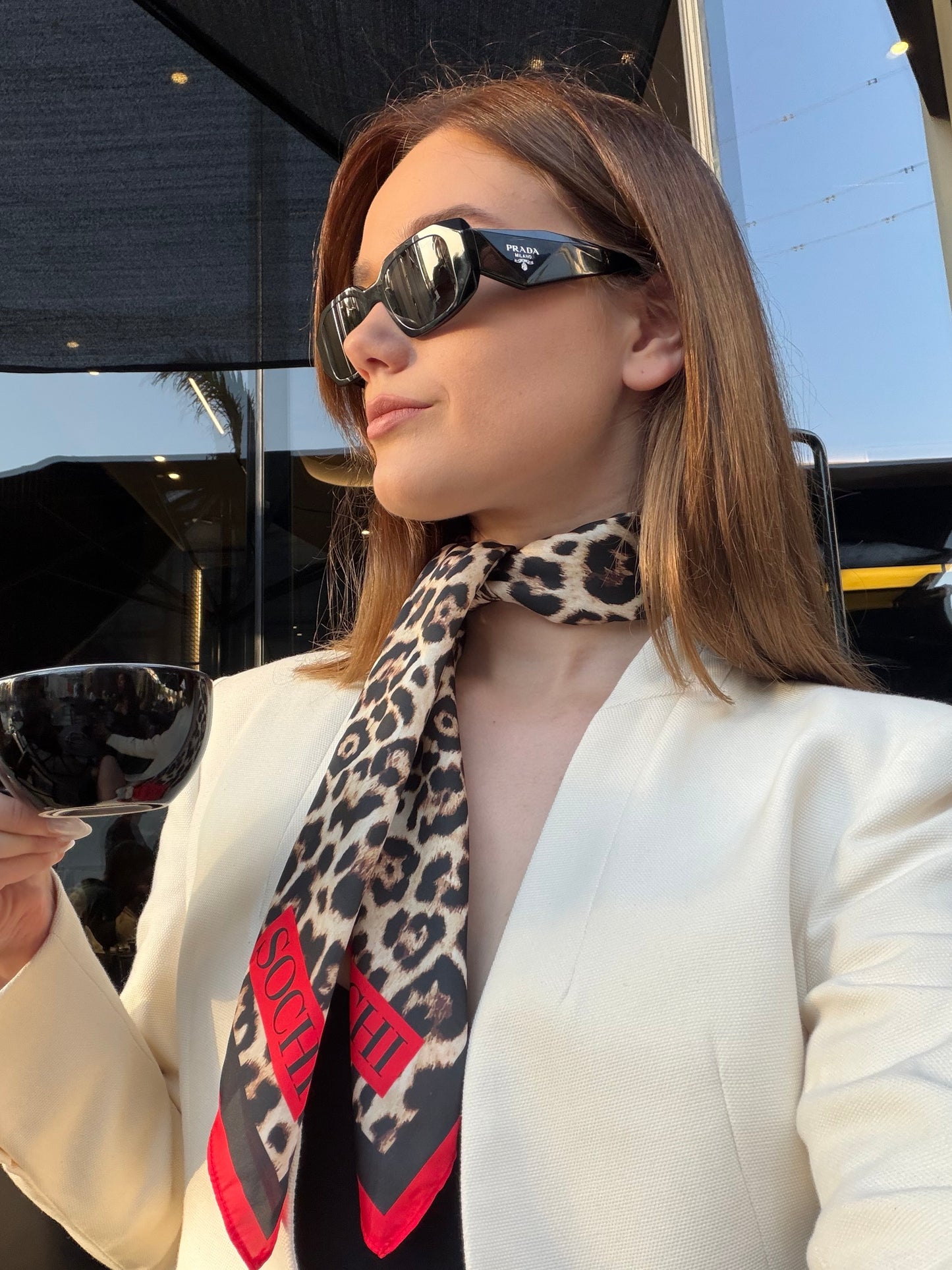 leopard scarf